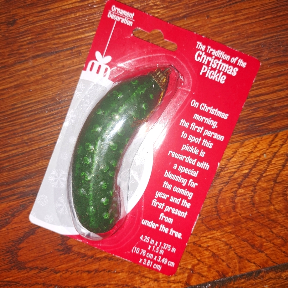 Christmas Pickle Ornament NIB NEW Unopened